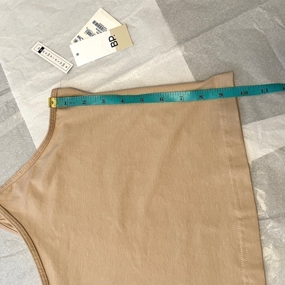BP Nordstrom Crop Organic Cotton Blend Camisole In Tan Doeskin 3X - Picture 13 of 13